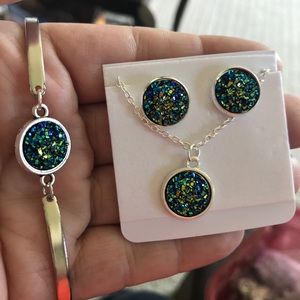 Druzy style set